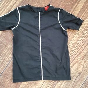 Lulu Kids black lounge top sz 6/6X